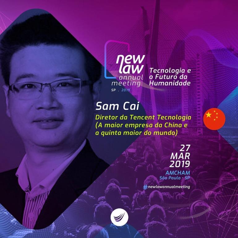 New Law Annual Meeting | Tecnologia e o futuro da humidade: Sam Cai (TENCENT)