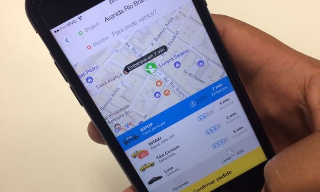 Chineses compram 99, concorrente do Uber
