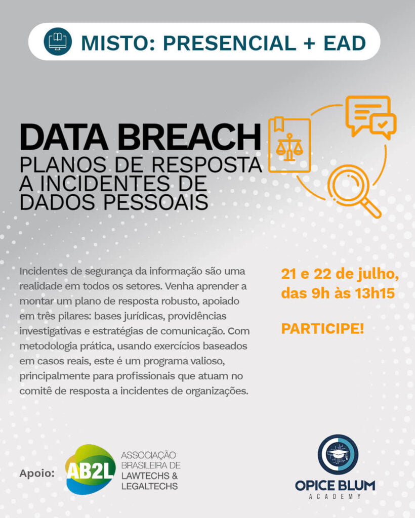 Data Breach – Plano de resposta a incidentes de dados pessoais