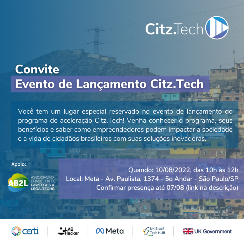Feed Evento Lançamento Citz.Tech 1